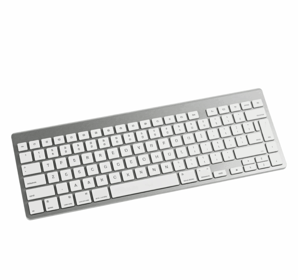 Ultra-thin silent full-key anti-collision metal keyboard