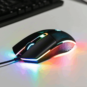 Starlight Extreme Colorful Diamond Pattern Light Effect Smart Gaming Mouse