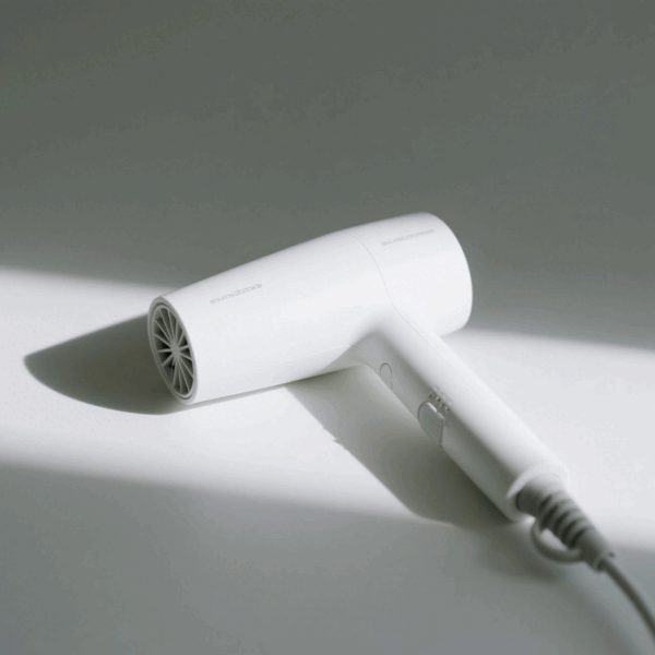 High Efficiency Negative Ion White Porcelain Hair Dryer