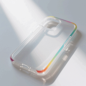 Colorful Translucent Edge Gradient Phone Protective Case