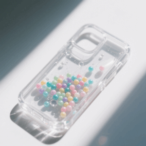 Fantasy Colored Bead Transparent Creative Phone Case