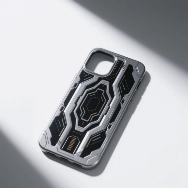 Cyberpunk Style Mechanical Patterned Phone Case