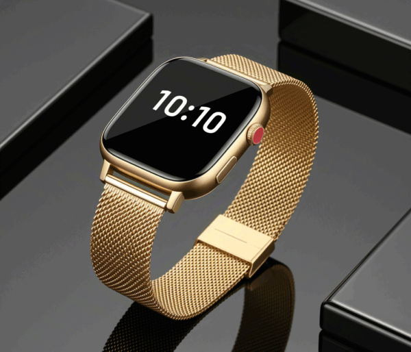 Agile and Sharp Gold Frontier Smart Electronic Watch