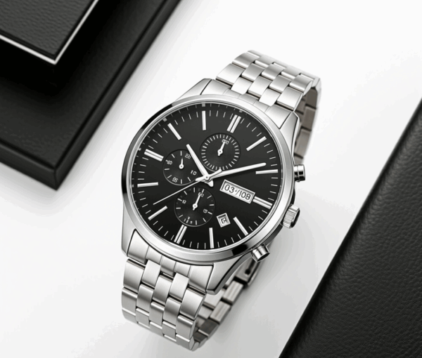 Silver Metal Multi-Function Premium Smartwatch