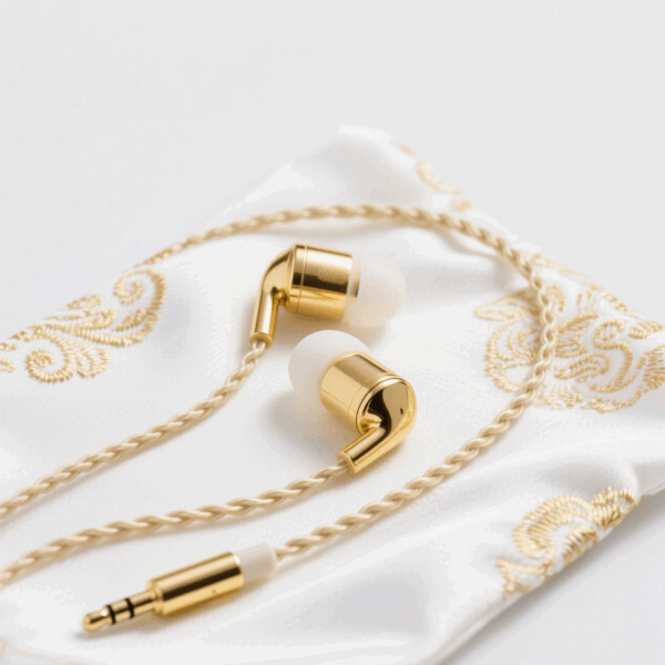 Cool Gold Radiance Shocking Heavy Bass In Ear Earphones Wired