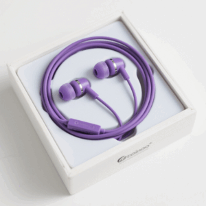 Exquisite And Dazzling Purple In-ear Wired Headphones