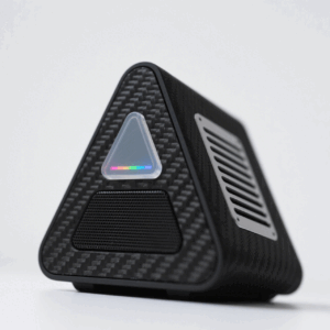 Carbon fiber triangle black intelligent subwoofer sound system