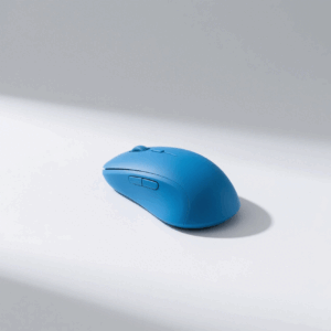 Colorful Dynamic Silent Intelligent Wireless Blue Shadow Mouse