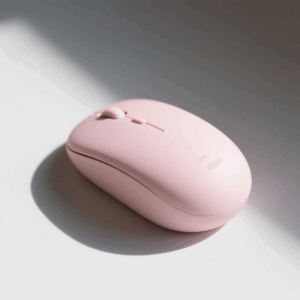 Soft Pink Quiet Cute Fun Wireless Office Mouse